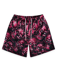 Bravest Studios Skully Shorts Red