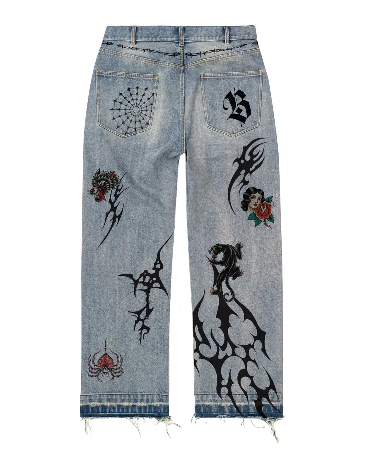 Bravest Studios Tattoo Denim Blue