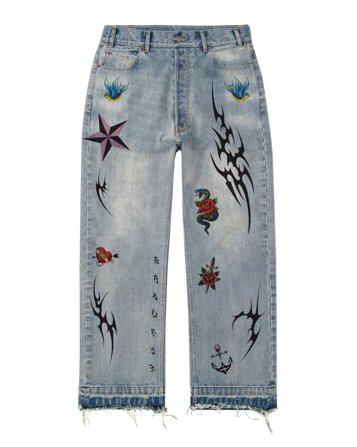 Bravest Studios Tattoo Denim Blue