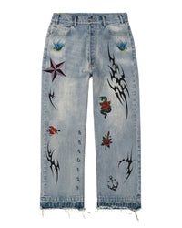 Bravest Studios Tattoo Denim Blue