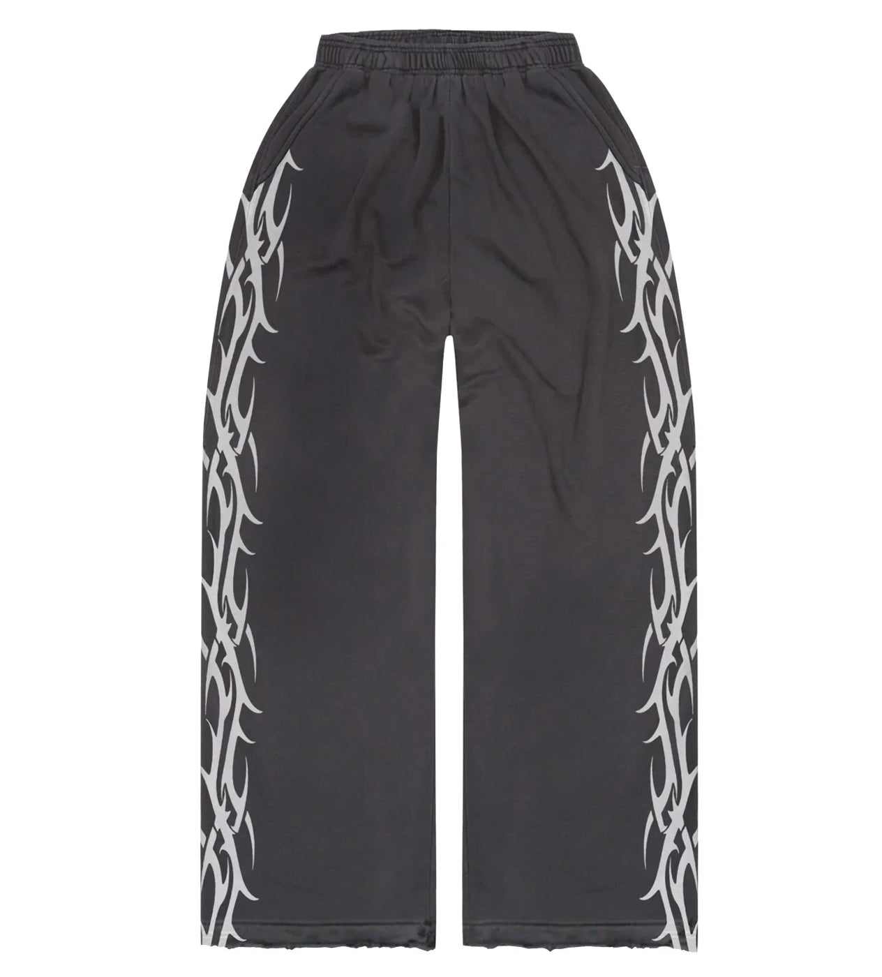Bravest Studios Tribal Baggy Denim Sweatpants Black