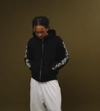 Bravest Studios Tribal Zip Up Hoodie Black