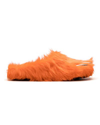 Bravest x Glogang Bear Claw Mule orange with chrome claw detailing, side view