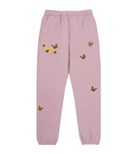 Butterfly Fleece Sweatpants Pink