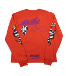 Chrome Hearts Matty Boy Spark the Heart L/S Tee Red