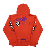 CHROME HEARTS MATTY BOY SADISTIC LIPSTICK HOODIE RED