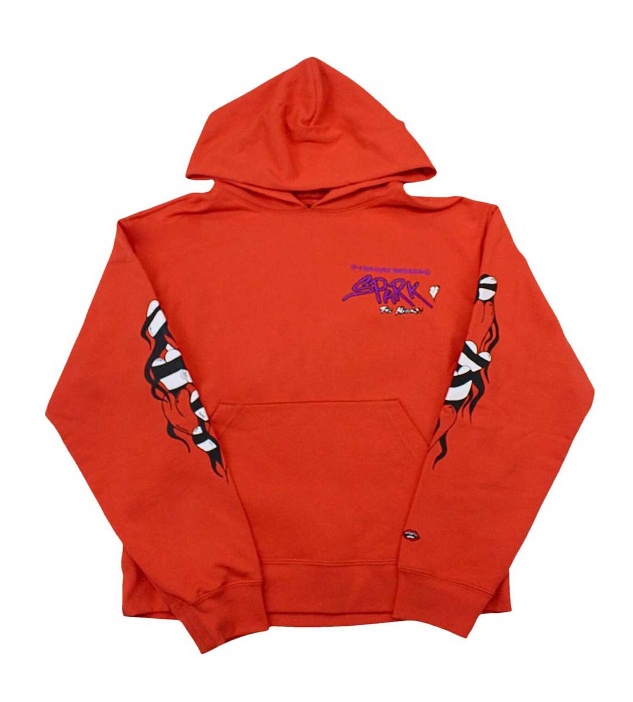 CHROME HEARTS MATTY BOY SADISTIC LIPSTICK HOODIE RED