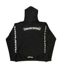 CHROME HEARTS SCRIPT LOGO HOODIE BLACK