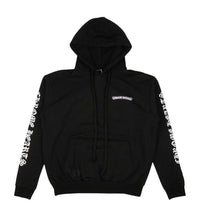 CHROME HEARTS SCRIPT LOGO HOODIE BLACK