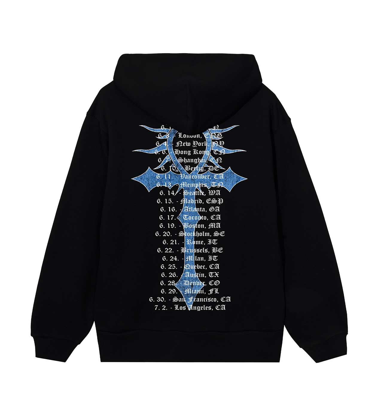 Revenge CHROME REAPER HOODIE BLACK