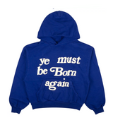 CPFM YE Must Be Born Again Blue Hoodie