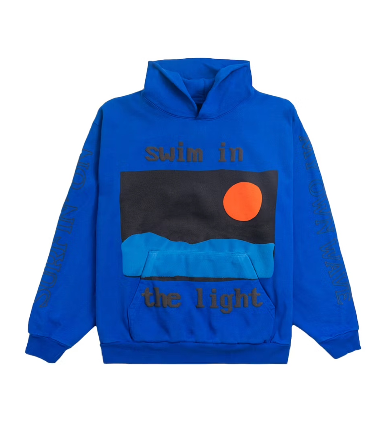 CPFM x Kid Cudi Swim In The Light Rolling Loud Hoodie Blue