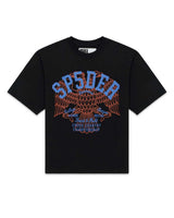 Sp5der Champions league Slub Tee Black/Blue