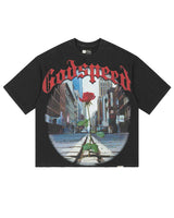Godspeed Concrete Rose Tee Black