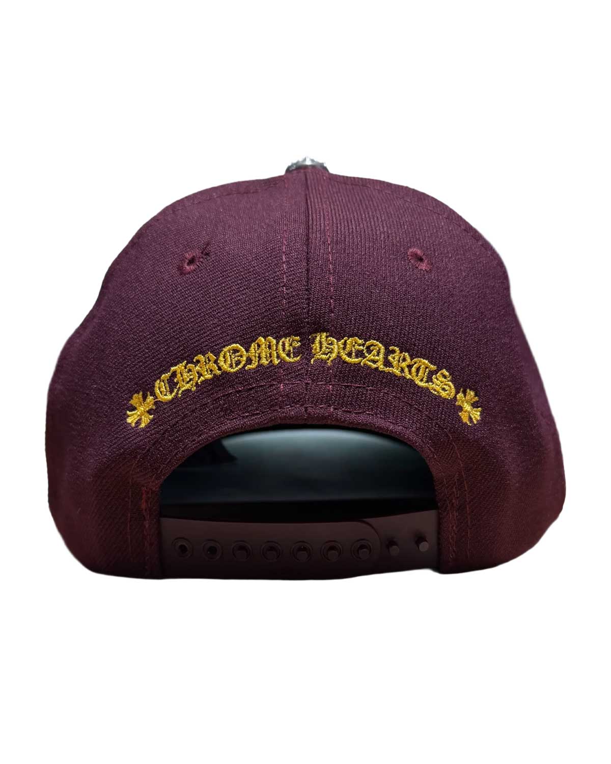 Chrome Hearts CH Baseball Hat Maroon/Gold – Restock AR