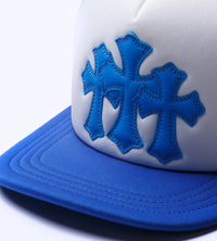 Chrome Hearts Cemetery Trucker Hat Blue