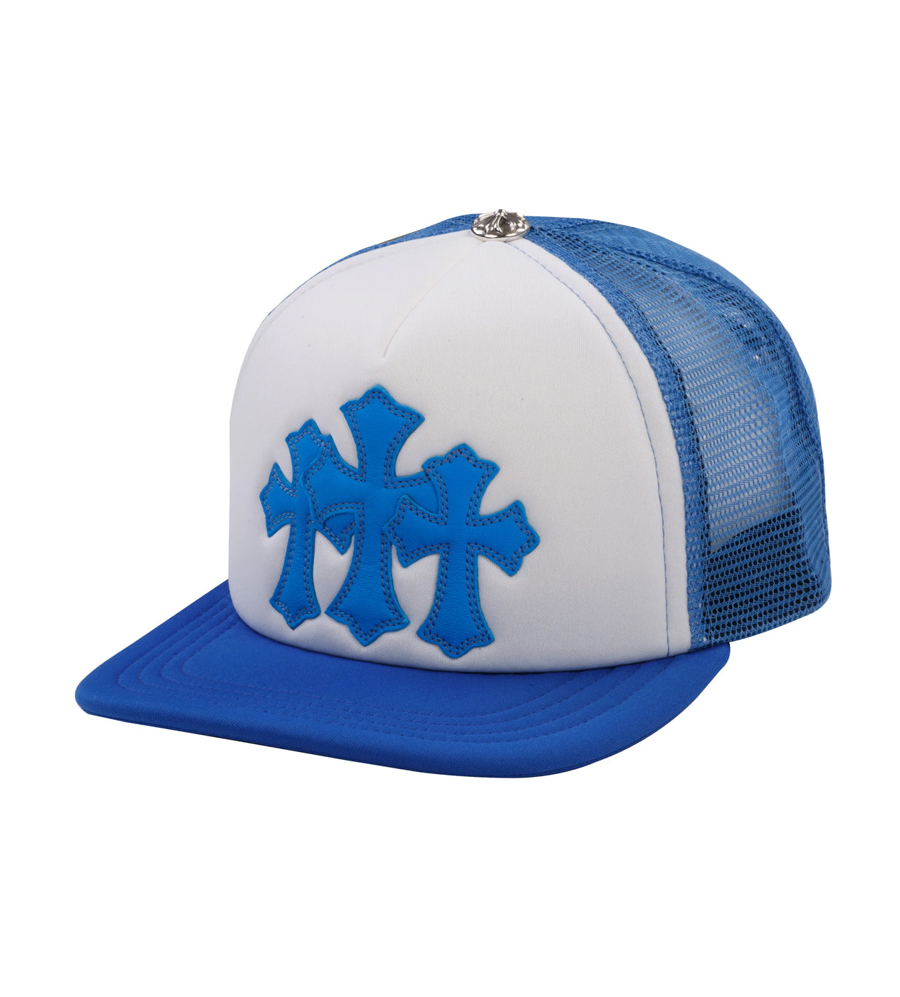 Chrome Hearts Cemetery Trucker Hat Blue