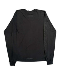 Chrome Hearts Cemetery Vertical Logo L/S Tee Black *Miami Exclusive*