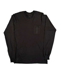 Chrome Hearts Cemetery Vertical Logo L/S Tee Black *Miami Exclusive*