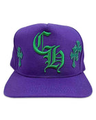 Chrome Hearts Cross Patch Hat Purple/Green