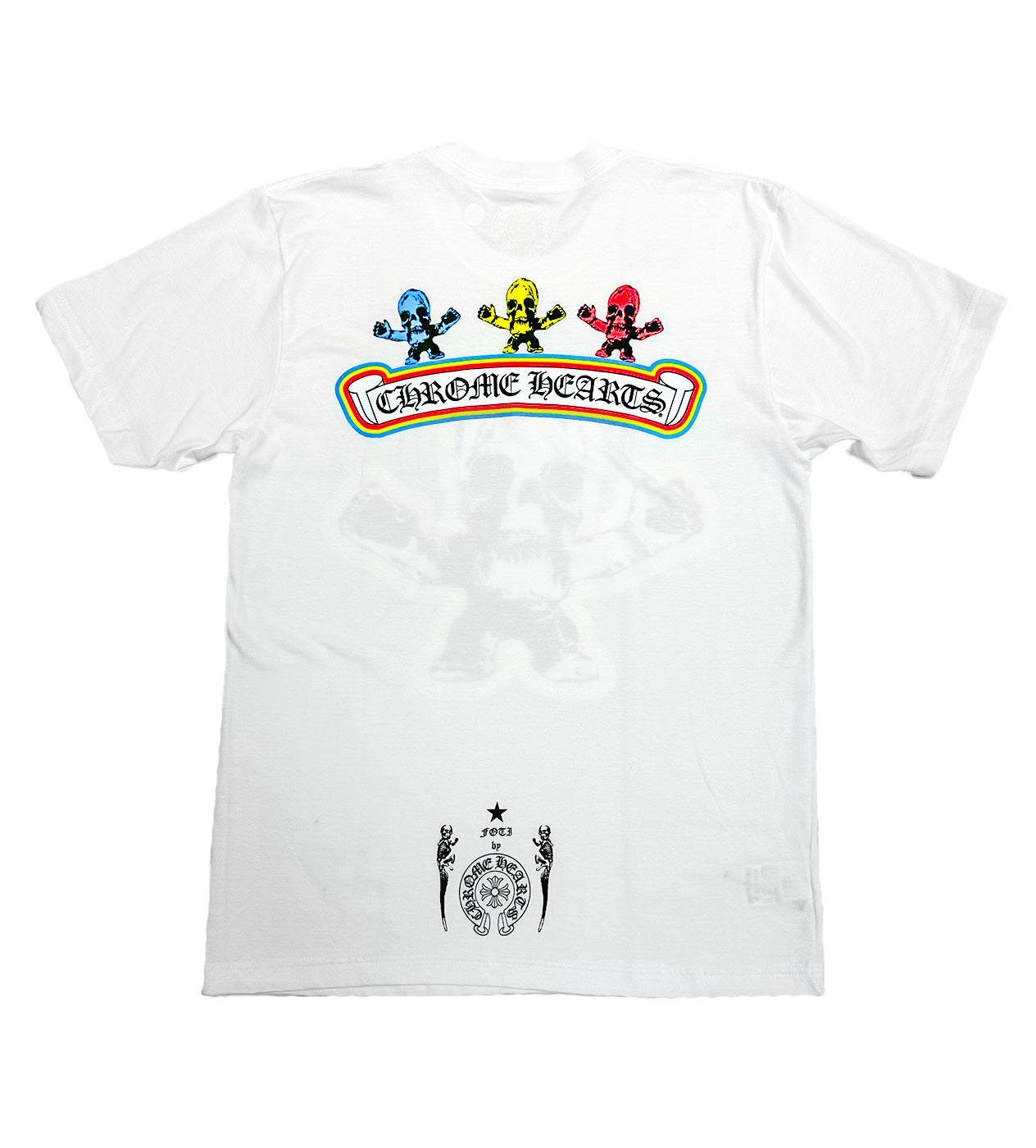 Chrome Hearts Foti White Tee Back View