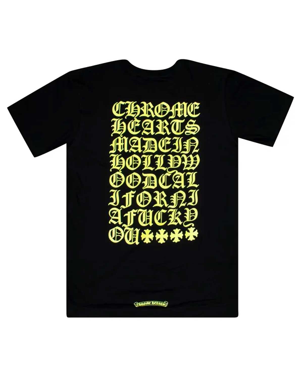 Chrome Hearts Glow In The Dark Pocket Tee Black
