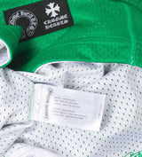 Chrome Hearts Green Reversible Mesh Basketball Jersey inside tag