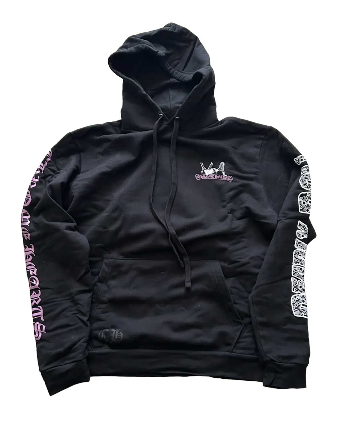 d*3様 HROME HEARTS OLD プルオーバーパーカー BLACK S Chrome Hearts Hoodie Deadly Doll Black/Purple – Restock AR