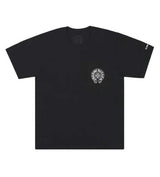 Chrome Hearts Horseshoe Logo Pocket Black Tee