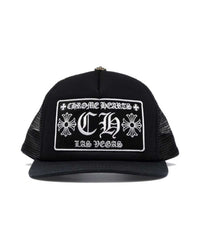 Chrome Hearts Las Vegas Trucker Hat Black