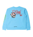 Chrome Hearts Matty Boy 'Brain New' Crewneck Blue
