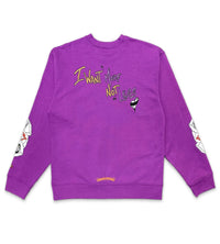 Chrome Hearts Matty Boy 'I Want More' Crewneck Purple