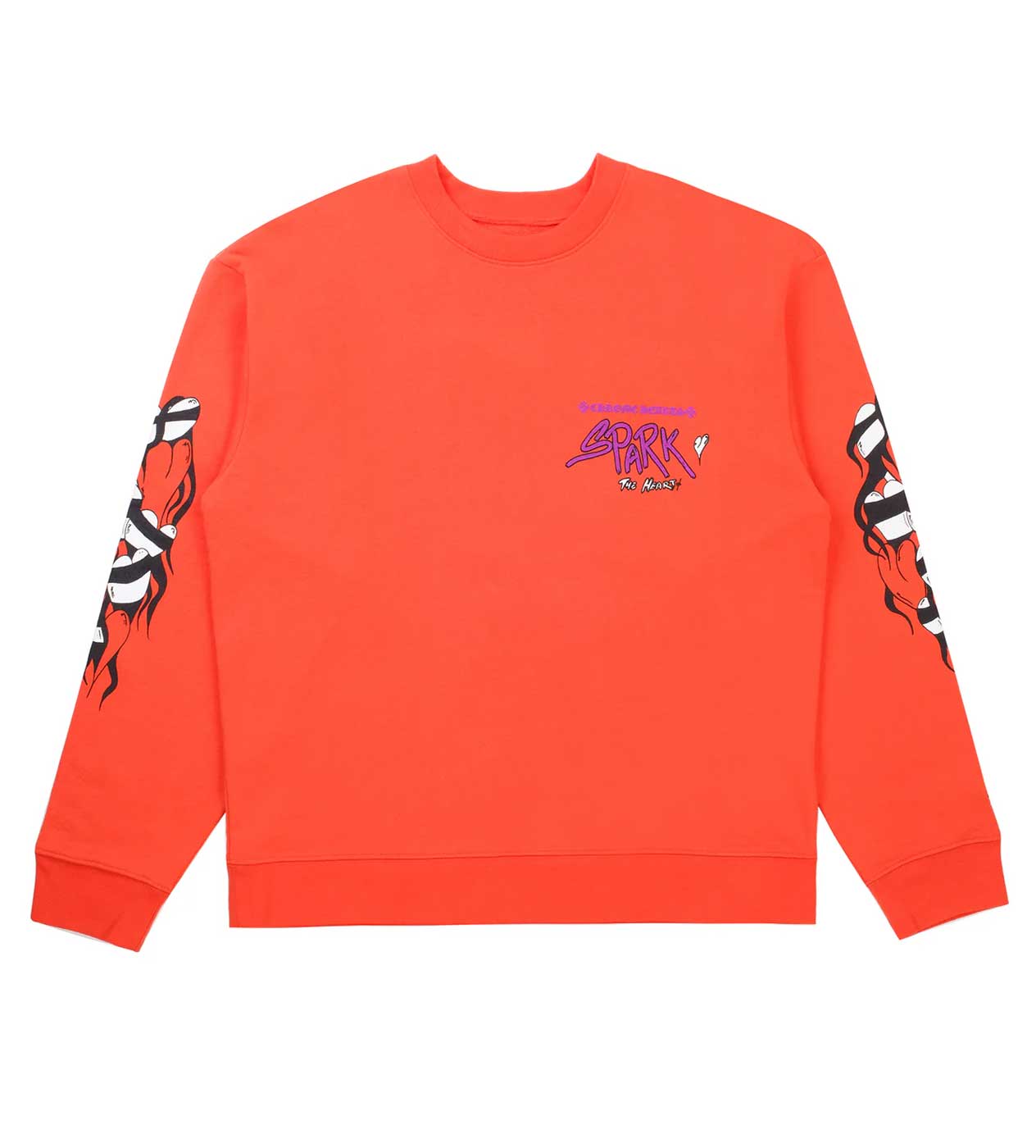 Chrome Hearts Matty Boy 'Sadistic Lipstick' Crewneck Red