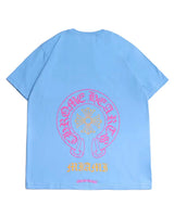 Chrome Hearts Miami Art Basel Horseshoe Pocket Tee Blue
