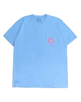 Chrome Hearts Miami Art Basel Horseshoe Pocket Tee Blue