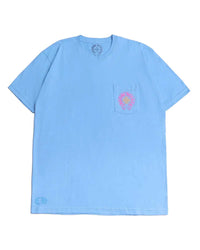 Chrome Hearts Miami Art Basel Horseshoe Pocket Tee Blue
