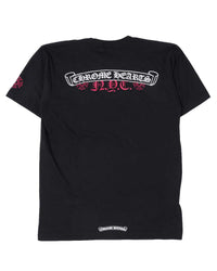 Chrome Hearts NYC Exclusive Scroll Logo Tee Black/Red