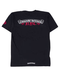 Chrome Hearts NYC Exclusive Scroll Logo Tee Black/Red