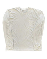 Chrome Hearts Neck Logo Pocket L/S Tee White
