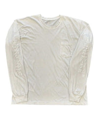 Chrome Hearts Neck Logo Pocket L/S Tee White