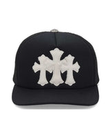 Chrome Hearts Pony Hair Trucker Hat Black
