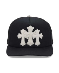 Chrome Hearts Pony Hair Trucker Hat Black