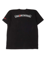 Chrome Hearts Rolling Stones Neck Logo Tee Black
