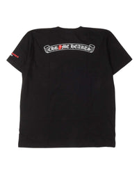 Chrome Hearts Rolling Stones Neck Logo Tee Black