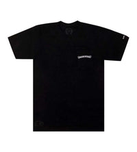 Chrome Hearts Scroll Logo Black tee