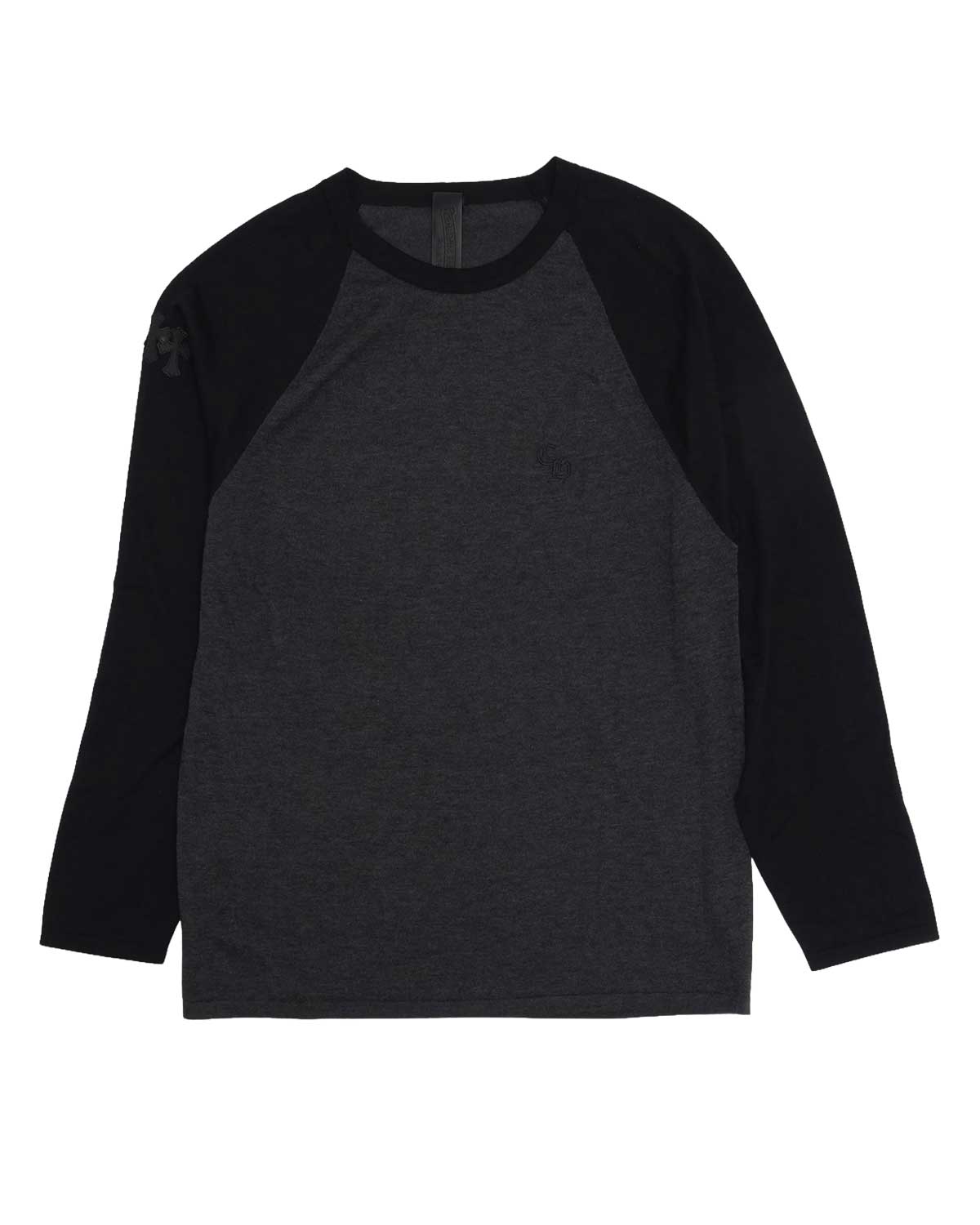 Chrome Hearts Silk Blend Cross Patch LS Raglan Tee