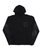 Chrome Hearts Tonal Horseshoe Logo Pullover Hoodie Black