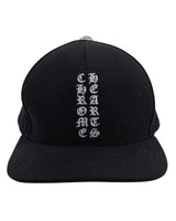 Chrome Hearts Vertical Logo Hat Black