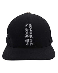 Chrome Hearts Vertical Logo Hat Black