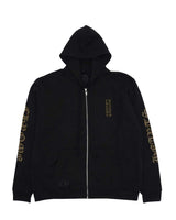 Chrome Hearts Vertical Logo Zip Up Black/Olive